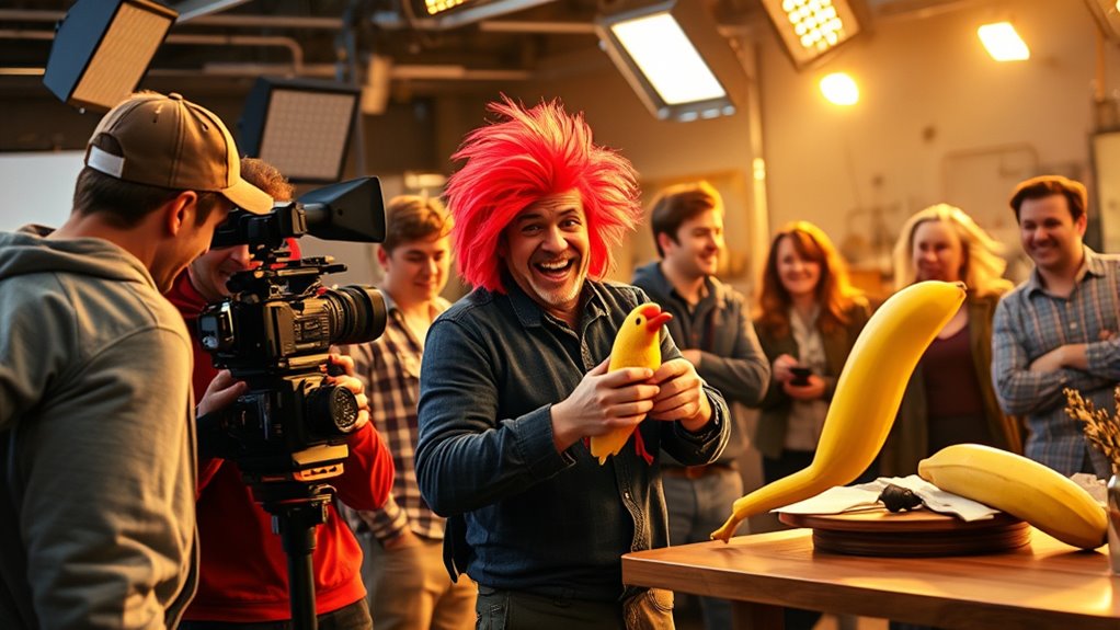 on set pranks foster camaraderie