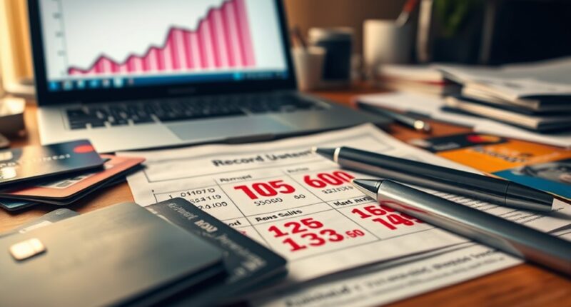 record high credit card debt