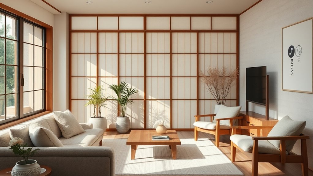 serene natural minimalist harmony