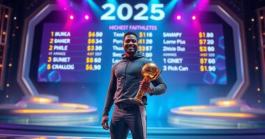 top 2025 earnings athletes