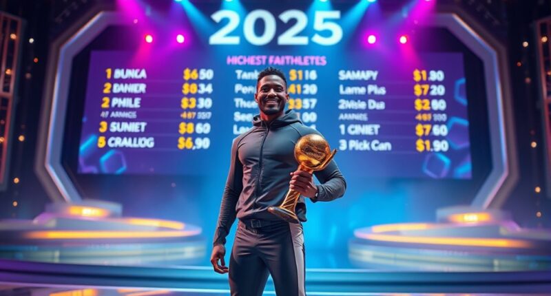 top 2025 earnings athletes