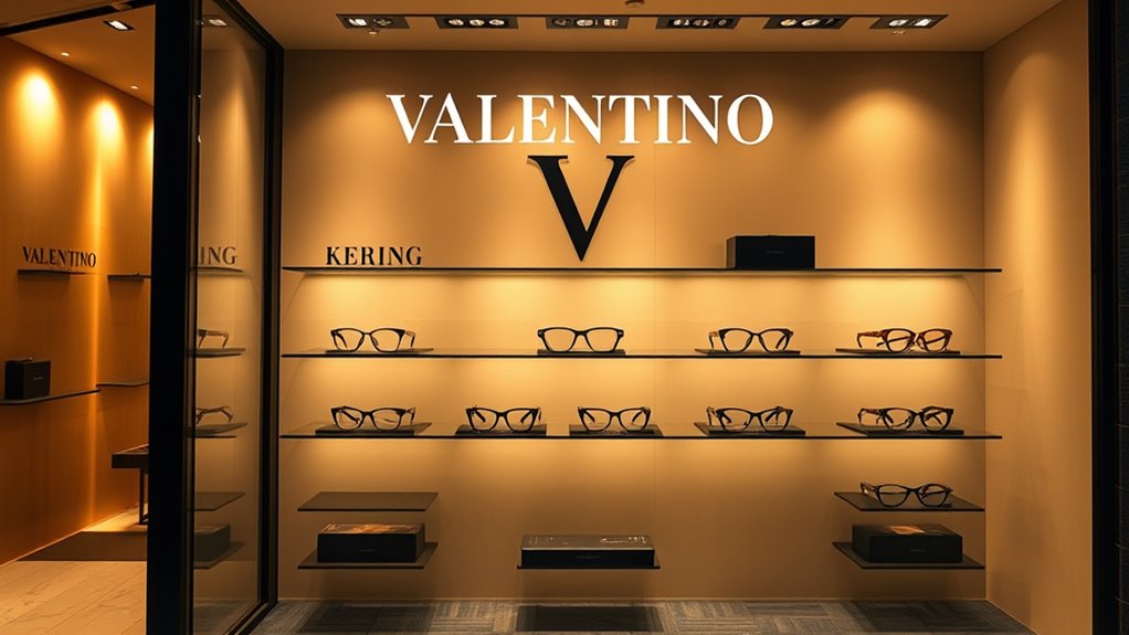 valentino kering eyewear partnership