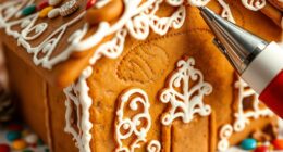 building decorated gingerbread houses