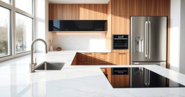 efficient kitchen work zones