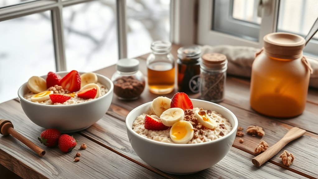 hearty winter oatmeal toppings