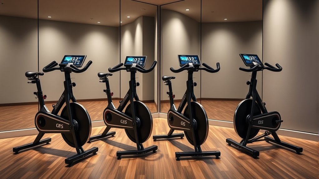indoor cycling bike selection