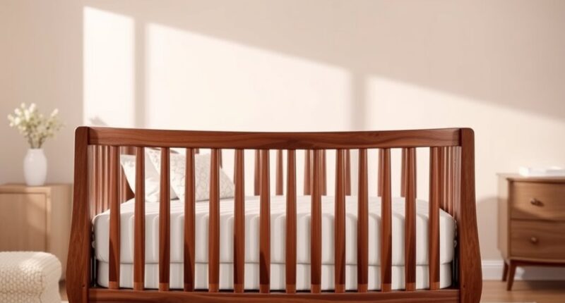 luxurious convertible baby cribs