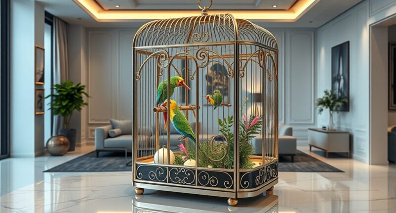 luxury bird cage selections