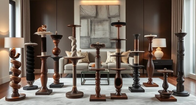 luxury cat scratching posts