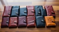 luxury leather passport sets