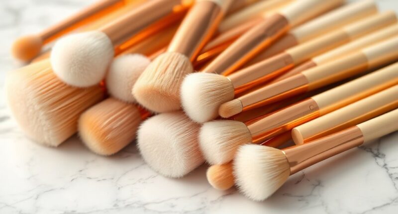 luxury makeup brush collection