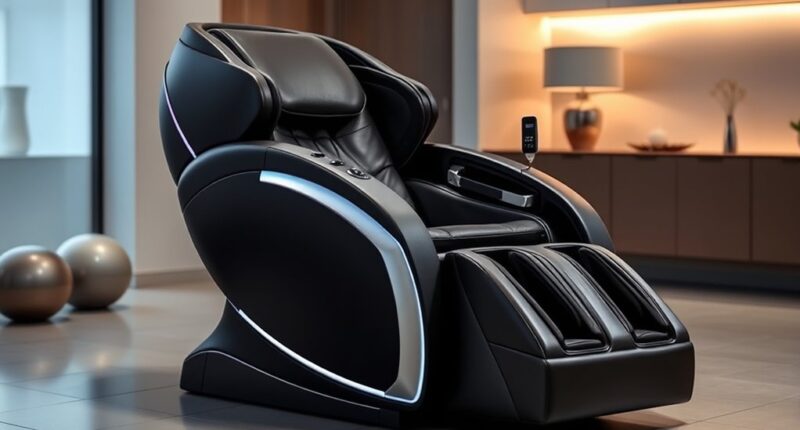 luxury massage chair selection
