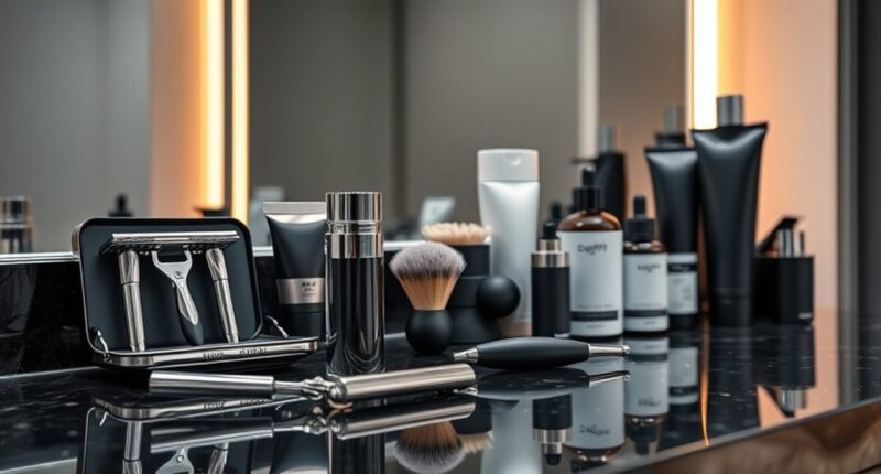 luxury men s grooming sets
