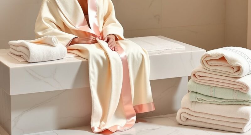 luxury spa towel sets