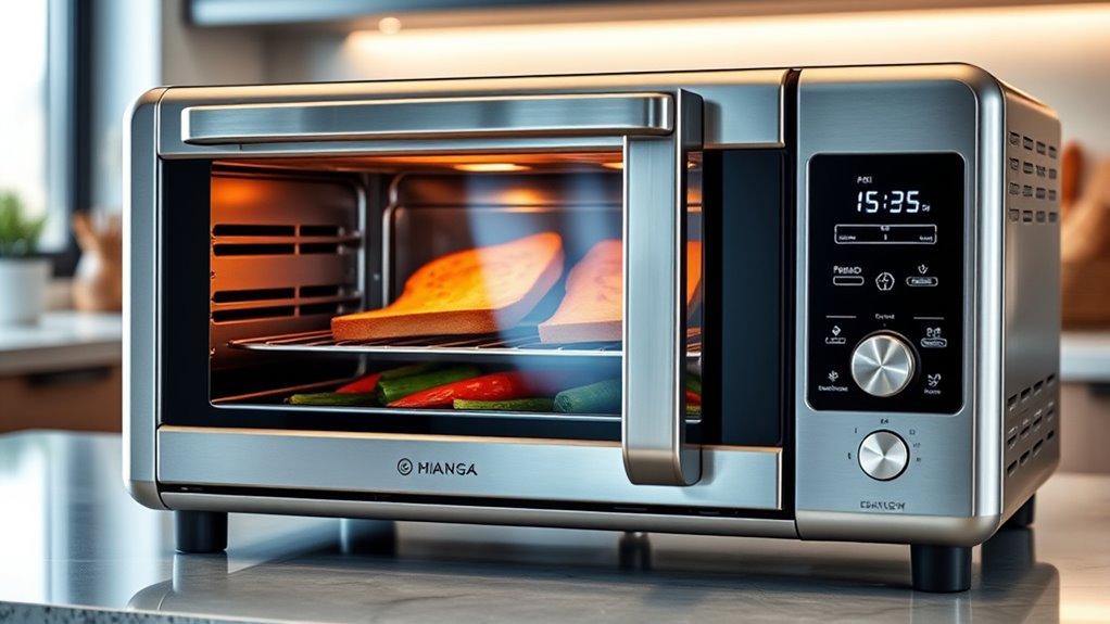 luxury toaster oven features