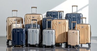 luxury travel suitcase sets