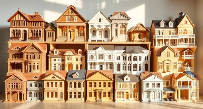 luxury wooden dollhouses