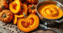 making smooth pumpkin puree