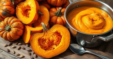 making smooth pumpkin puree