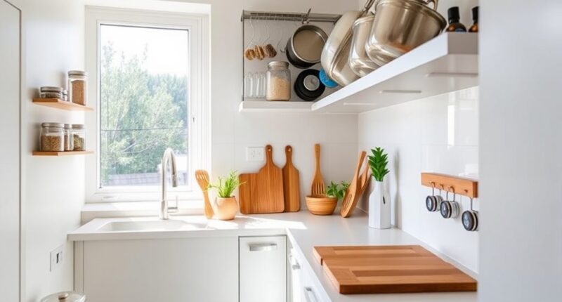 maximize small kitchen space