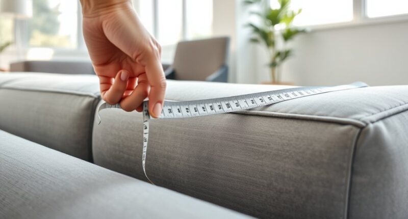 measure furniture dimensions accurately
