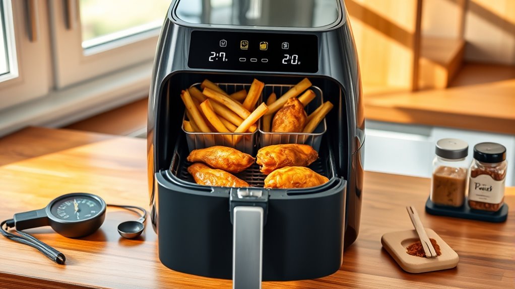 optimal oil temperature cleaning