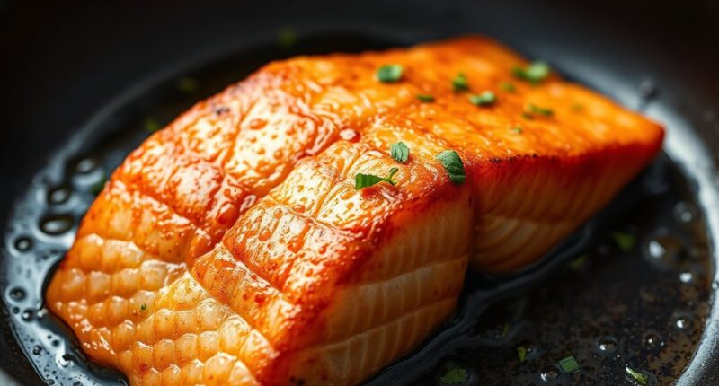 perfect pan seared salmon