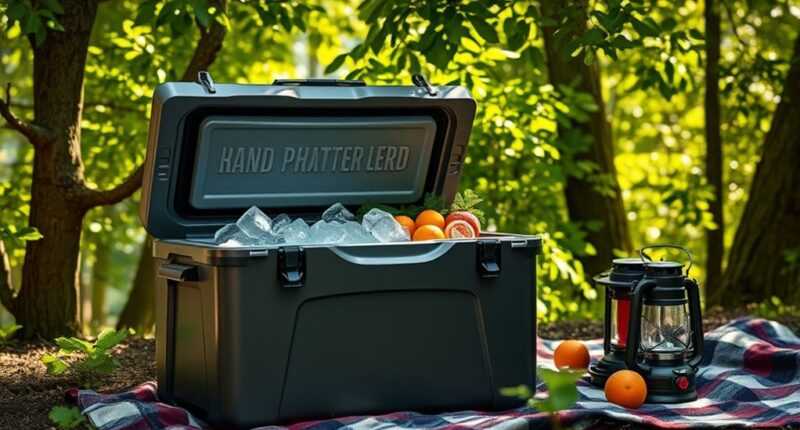 premium camping cooler selection
