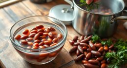 prepare cook season beans