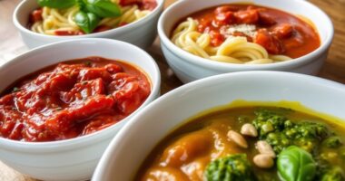 quick weeknight pasta sauces