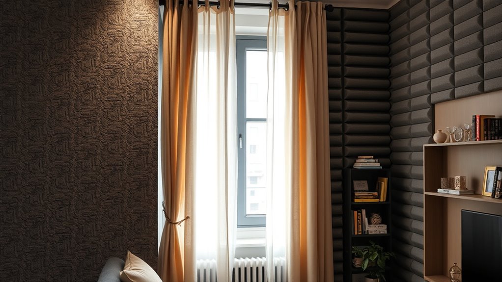 seal gaps with soundproofing