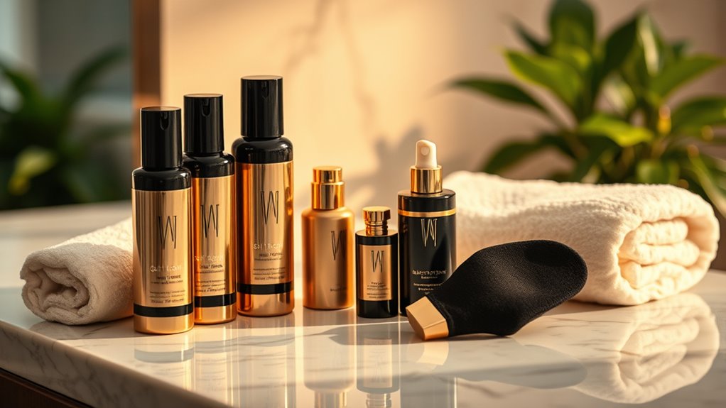 selecting natural lasting tan