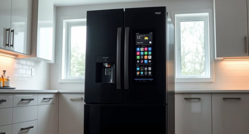 smart touch screen refrigerators