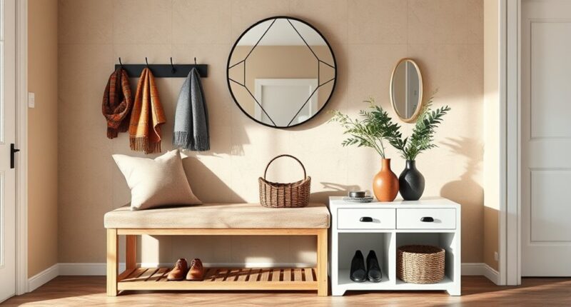 stylish entryway storage solutions