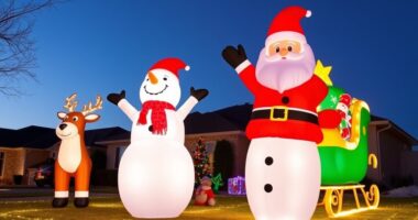 top giant holiday inflatable displays