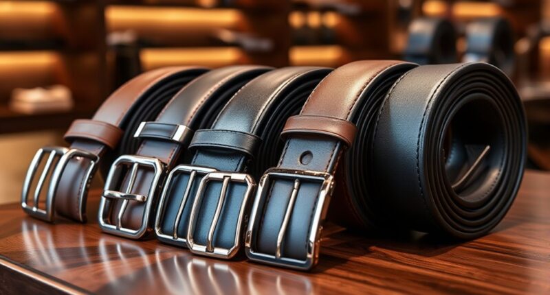 top luxury belt brands