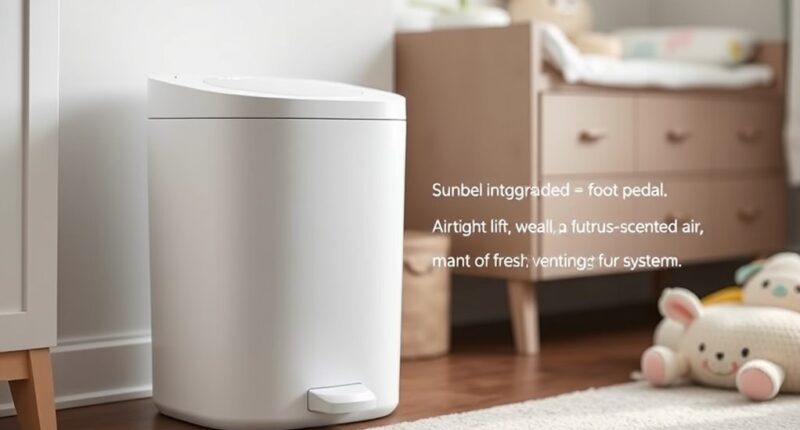 top odor controlling diaper pails