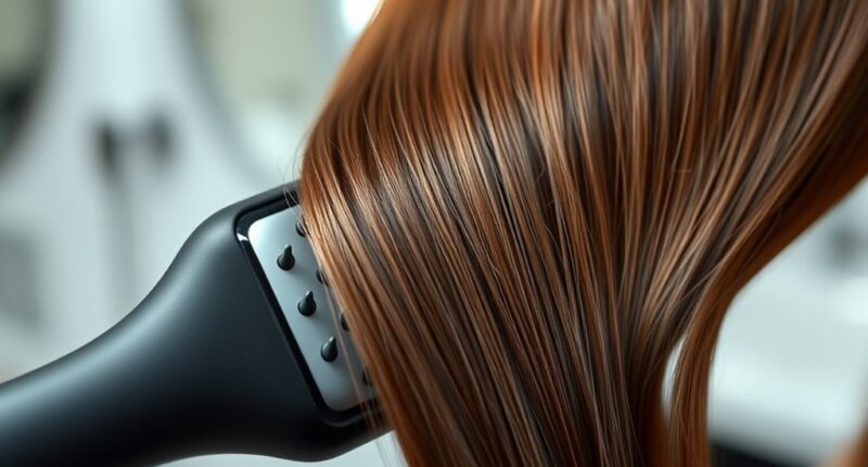 top professional hair straightening brushes