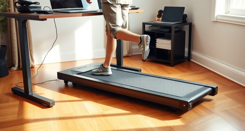 top under desk treadmills