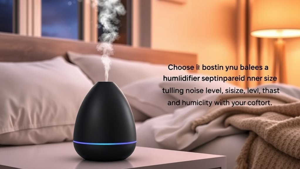 choosing a bedroom humidifier