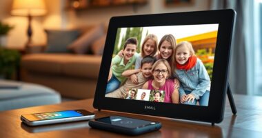 digital frames with email sharing