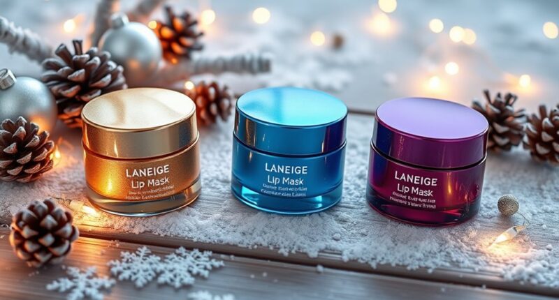 holiday lip mask sets