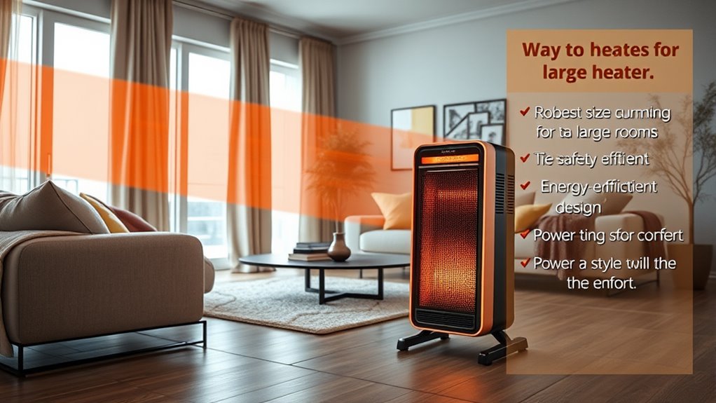 large room heating considerations