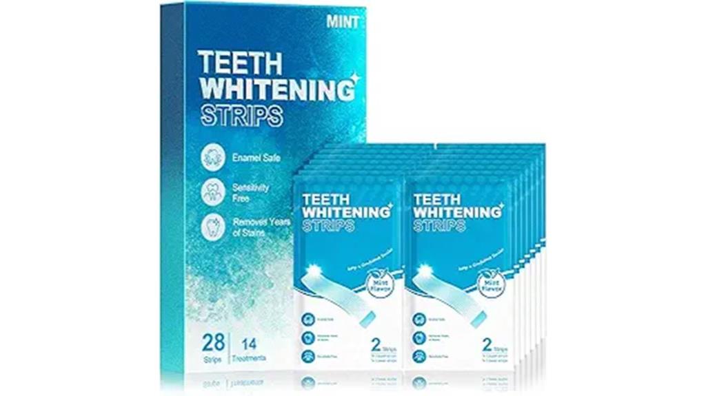natural mint whitening strips