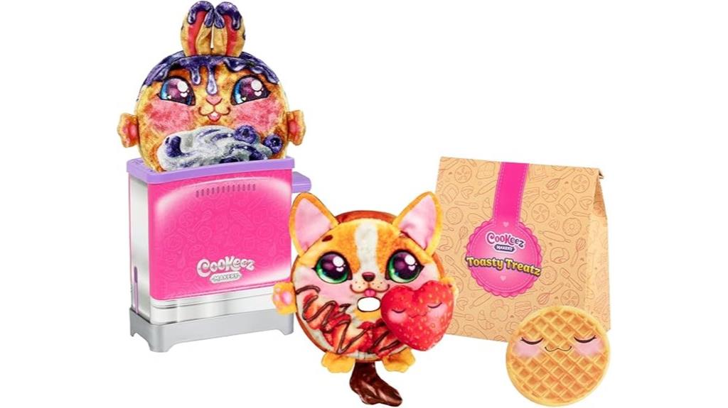 toaster plush toy duo