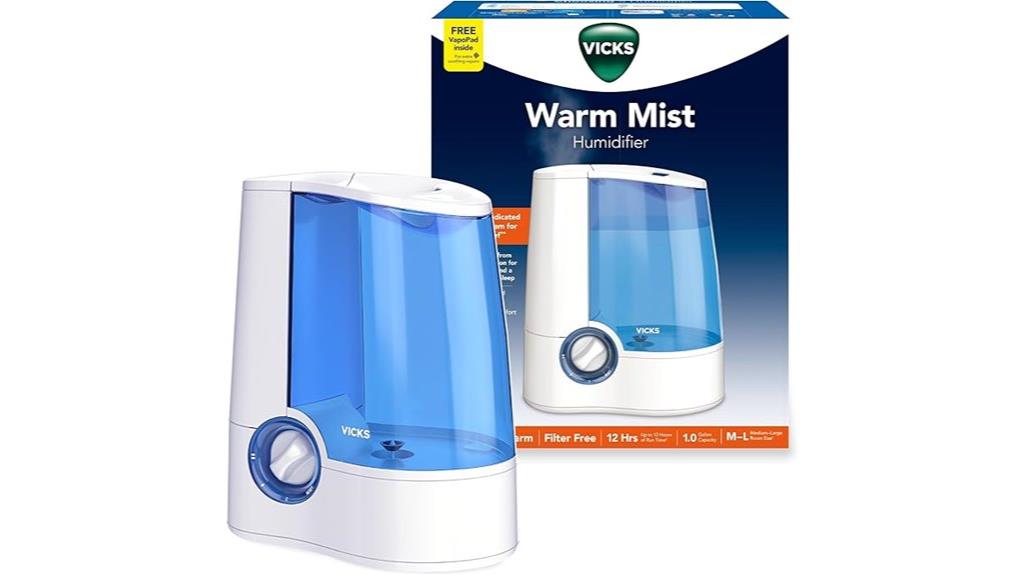 warm mist humidifier large room