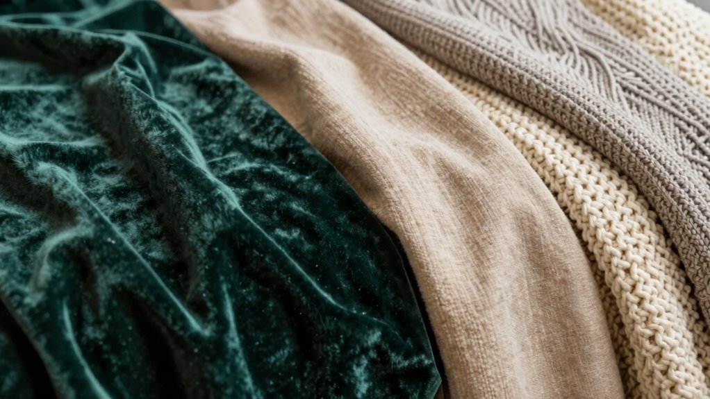 balance textures through contrast