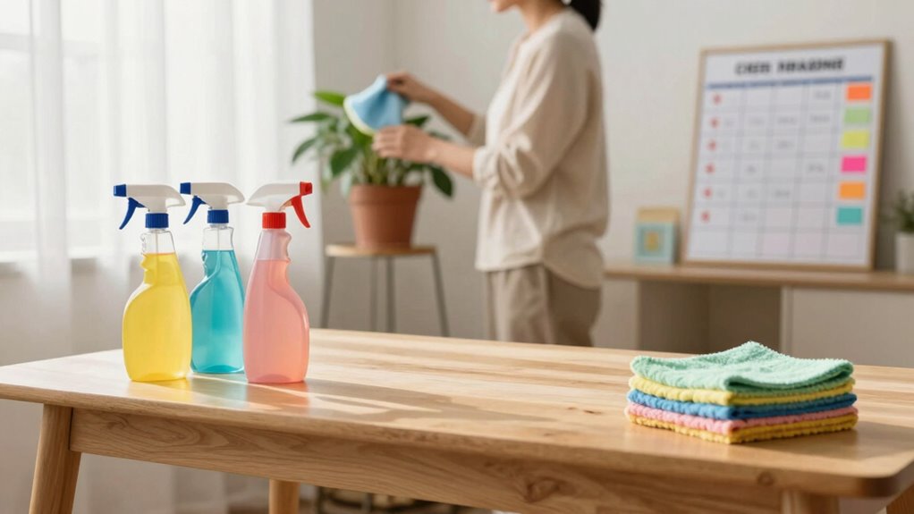 balanced manageable cleaning plan