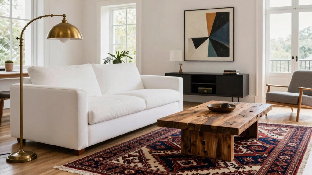 blending vintage modern decor