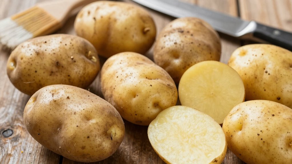 choose starchy crispy potatoes